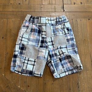 Janie and jack patchwork plaid shorts